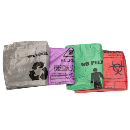 BOLSA VERDE RIESGO BIOLOGICO 60X80 X 50 UND