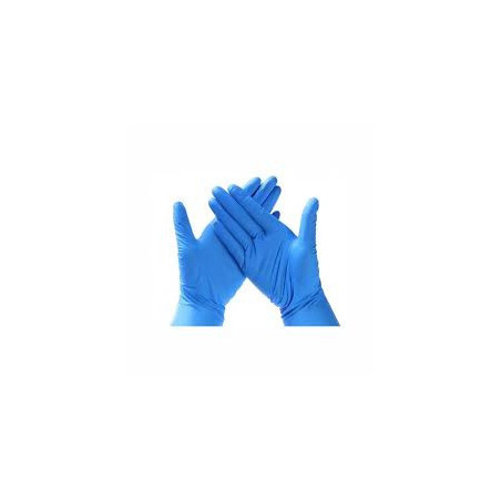GUANTES DE NITRILO AZUL TALLA M