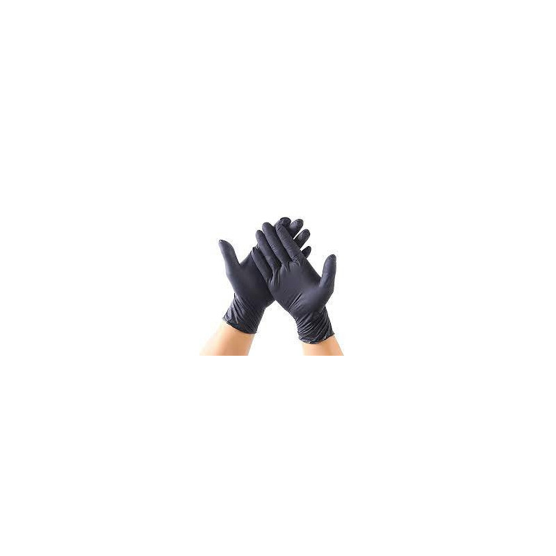 GUANTES DE NITRILO NEGRO TALLA M